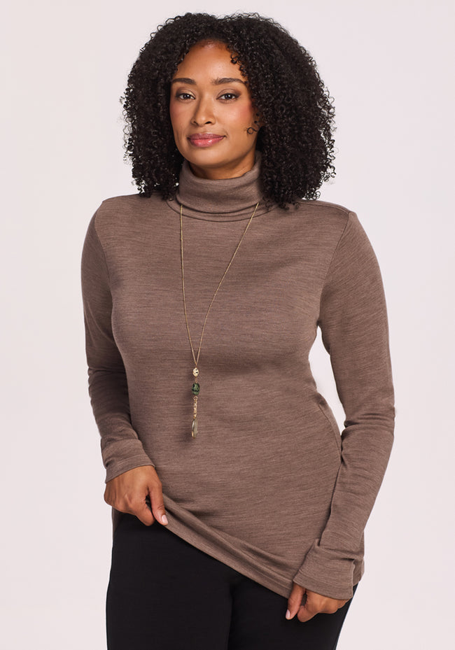 Peyton Turtleneck - Simply Taupe