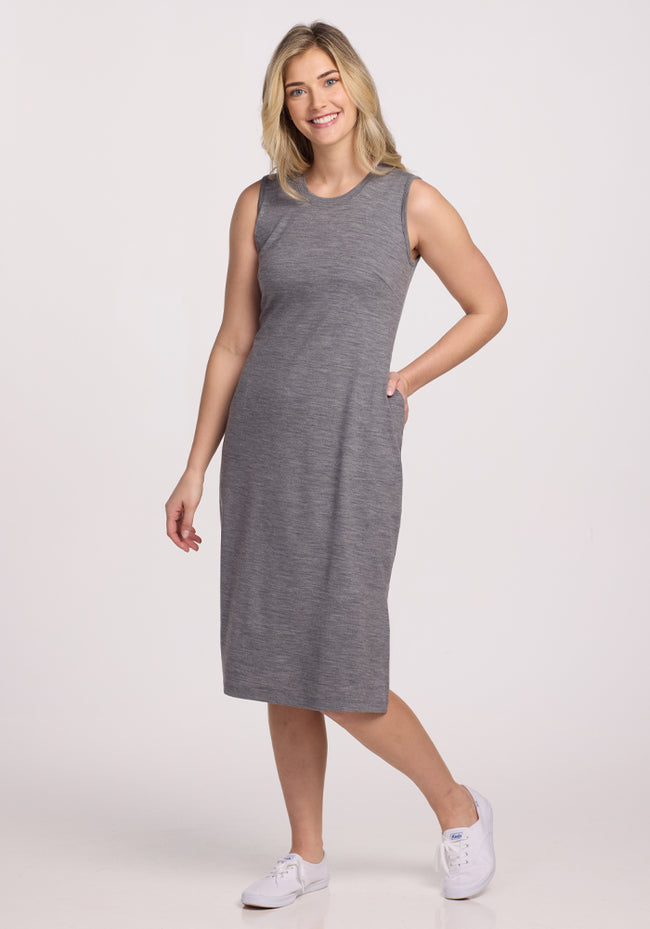 Cassie Dress - Graphite Heather