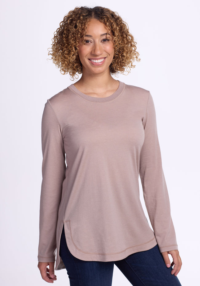 Hazel Tunic - Mocha Meringue