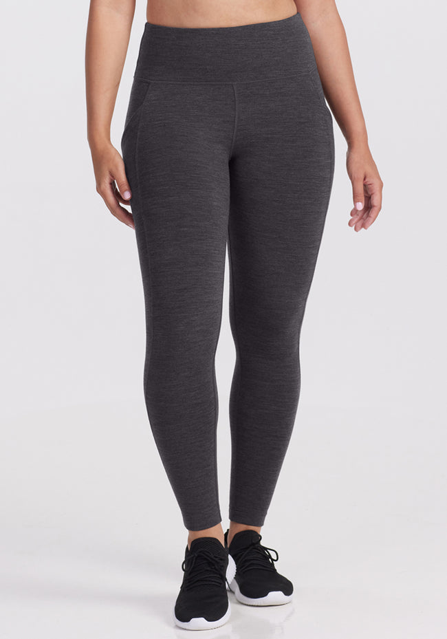 Piper Pocket Leggings - Cinder Melange