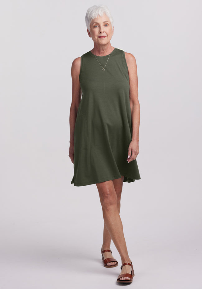 Clara Dress - Green Meadow