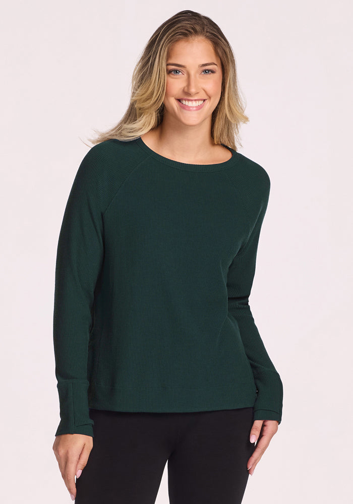 Cozy Merino Wool Ribbed Sweater – Ainsley Sweater for Women