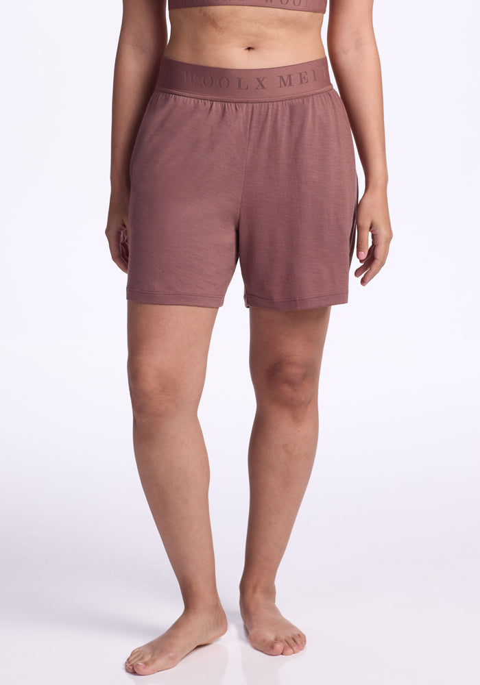 Poppy Lounge Shorts Nutmeg XSM