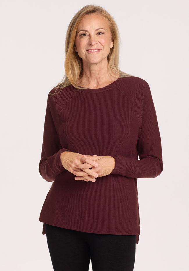 Ainsley Sweater - Toasted Garnet