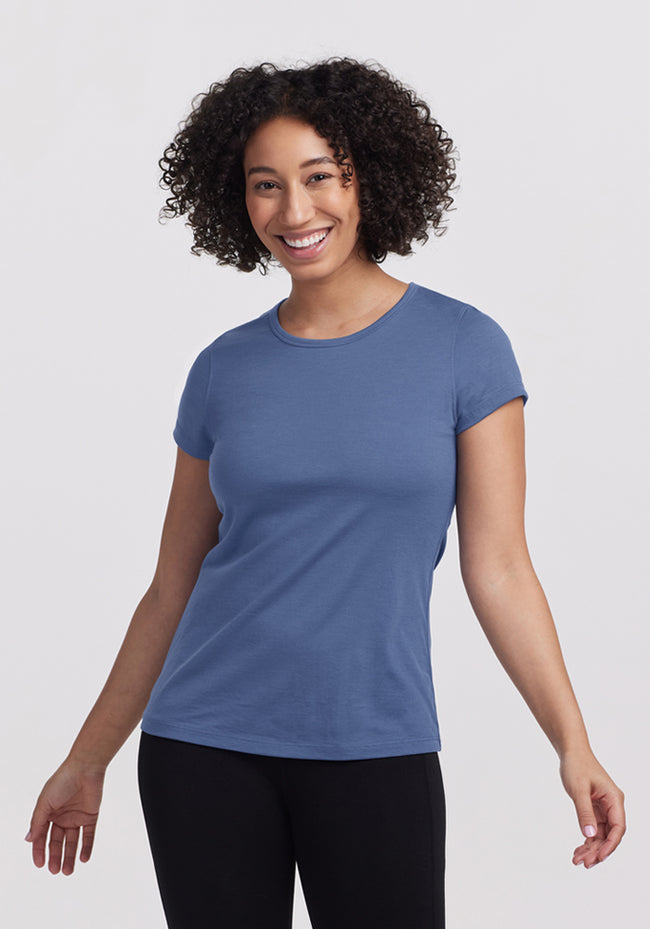 Addie Crew Neck - Skyline