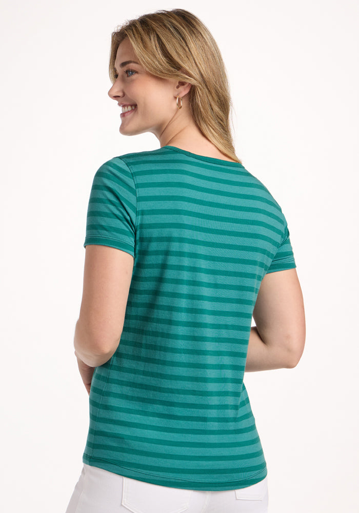 Womens Merino Wool Crew Neck Tee - Loose Fitting Breathable T