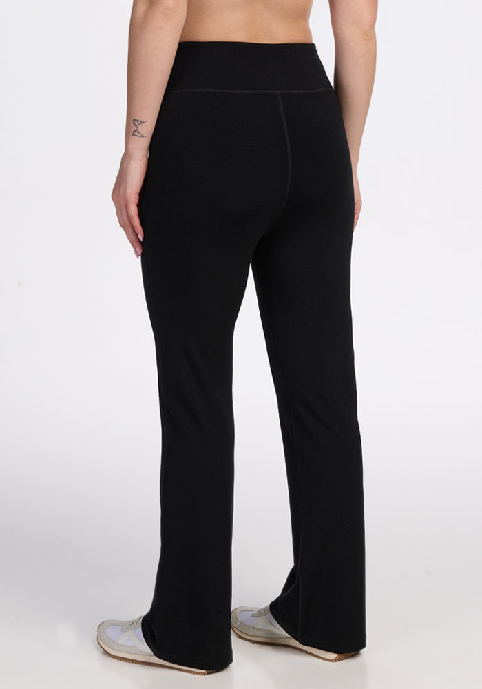 Morgan Flare Pants - Black Woolx Morgan Flare Pants - Black Woolx