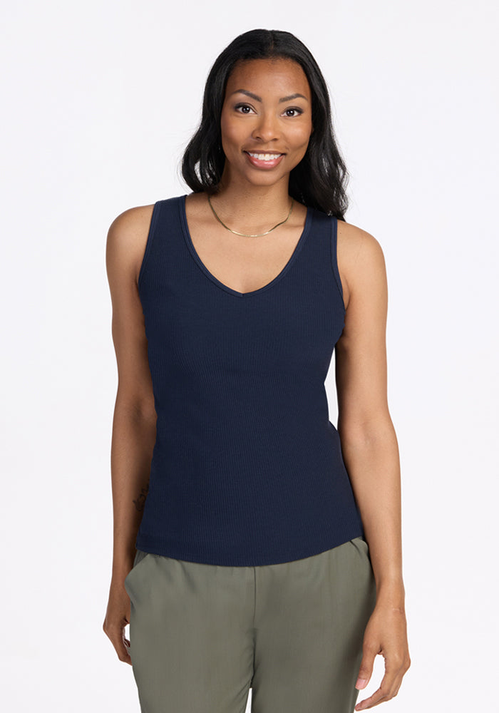 トップス murral Ivy tank(Navy) MURRAL 