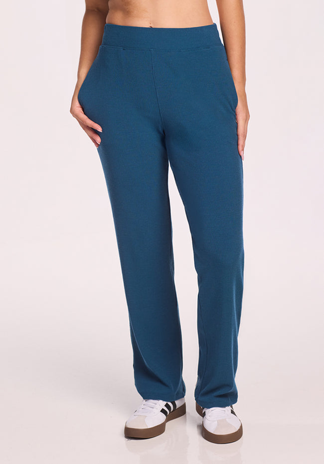 Luca Ribbed Pants - Moroccan Blue