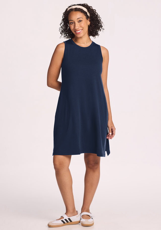 Clara Dress - Deep Navy