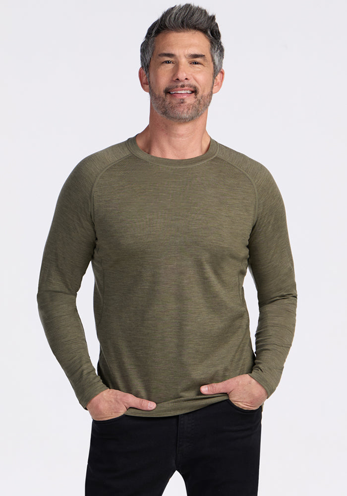 Men's Merino Wool Tee - Lightweight Merino Wool Shirt - Free