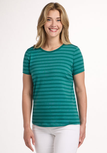 Womens Merino Wool Crew Neck Tee - Loose Fitting Breathable T