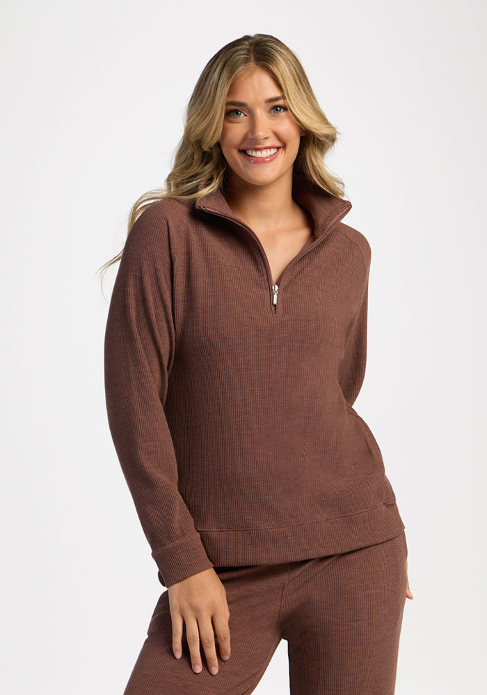Quinn Quarter Zip Sweater | Women's Ultra-Soft Merino Wool | Woolx