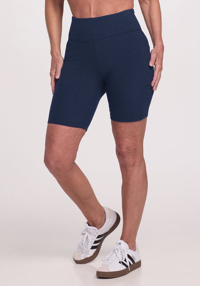 Miley Bike Shorts - Deep Navy