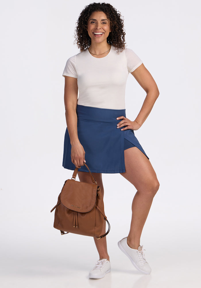 Womens Wool Skort - Lightweight Merino Wool Skirt With Pockets – Woolx