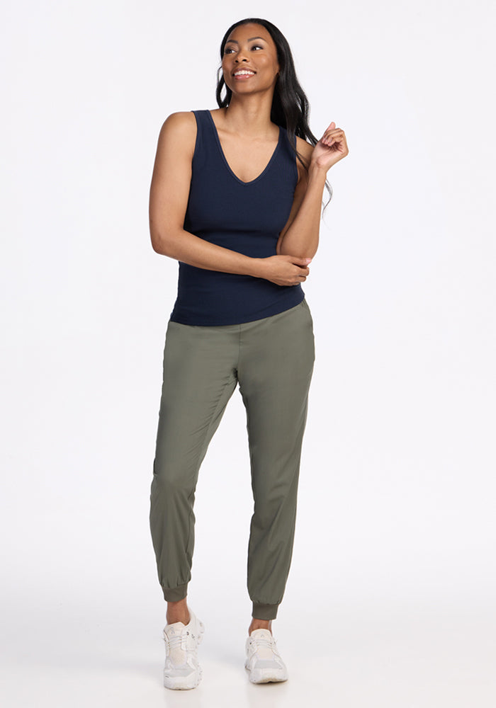 V-Neck Sleeveless Merino Wool Top | Soft, Breathable & Stylish – Woolx