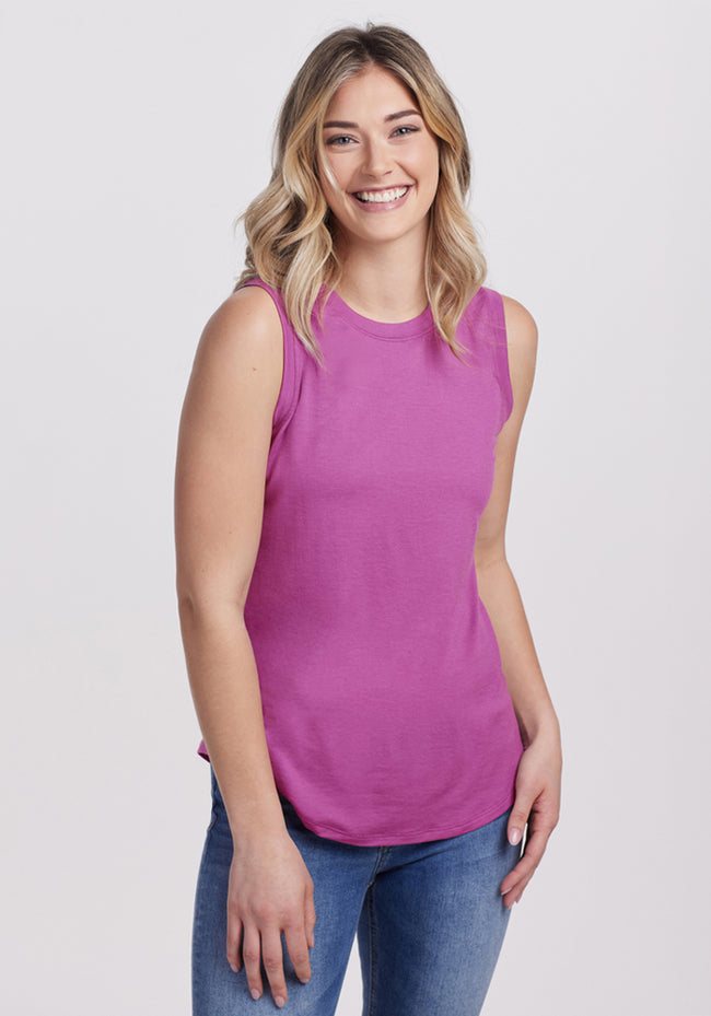 Bella Tunic Top - Purple Wine