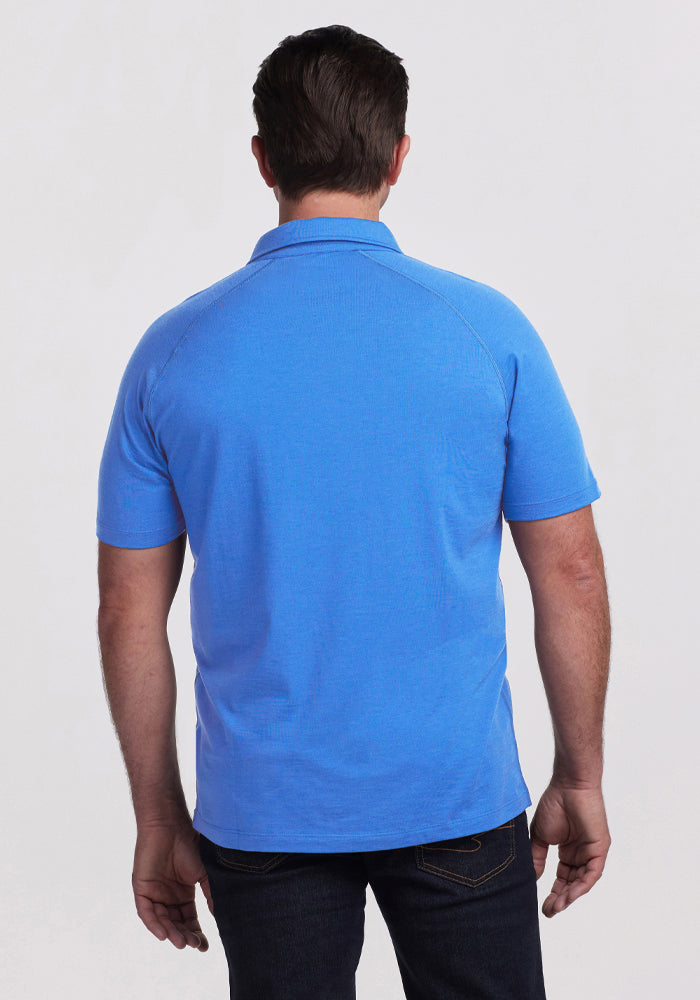 Mens Merino Wool Polo Shirt - Woolx Summit