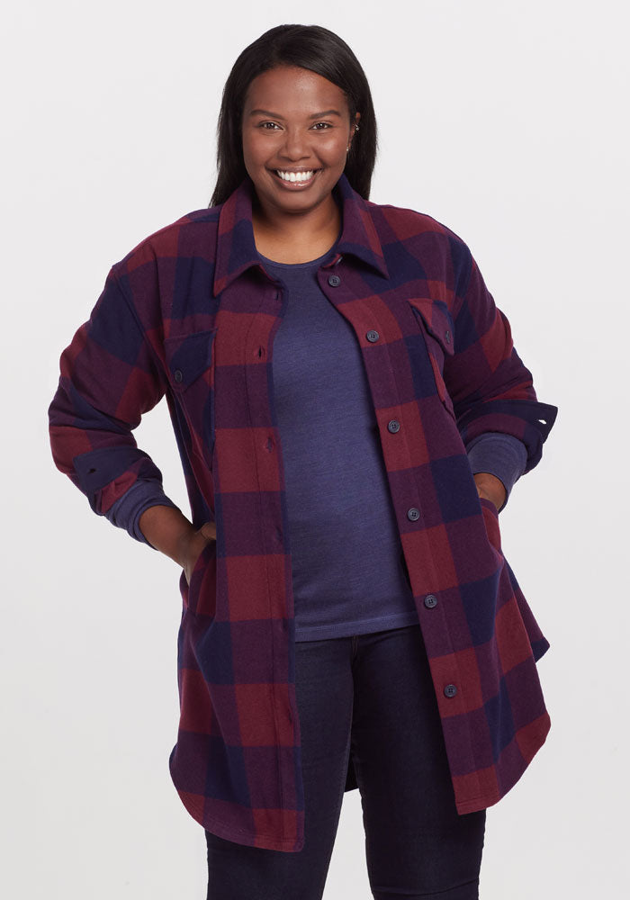 Wool Shacket | Sutton Long Merino Wool Shacket – Woolx