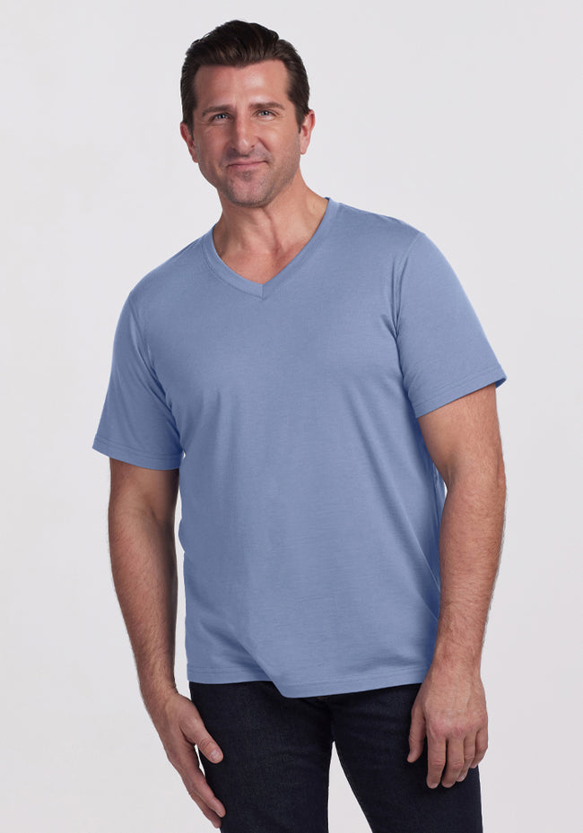 Ashton V Neck - Stonewash