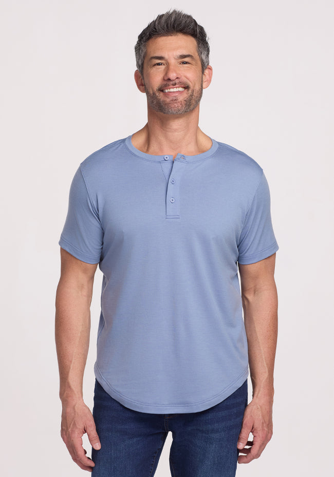 Bronx Henley - Stonewash