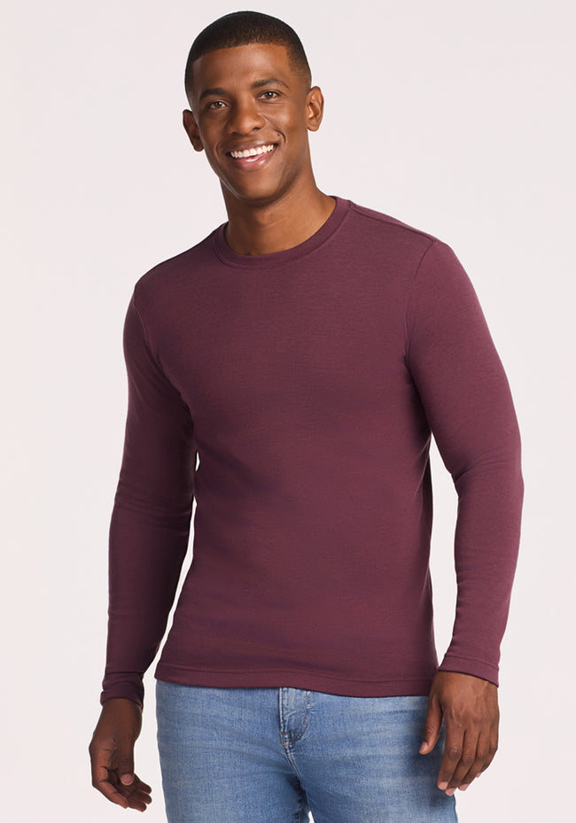 Easton Crew Neck Shirt - Grape Harvest