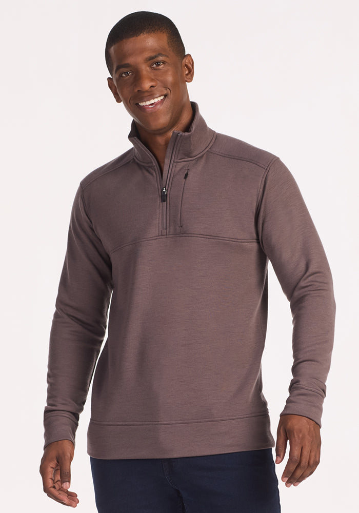 Mサイズ ALOUND WIDE DETACHABLE PULLOVER Merino Wool 1/4 Zip – Warm & Cozy Fleece Pullover for Men – Woolx