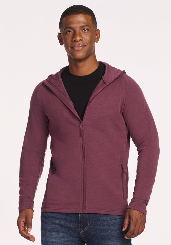 Wool Zip Up Sweatshirt | Men's Merino Hoodie – Woolx