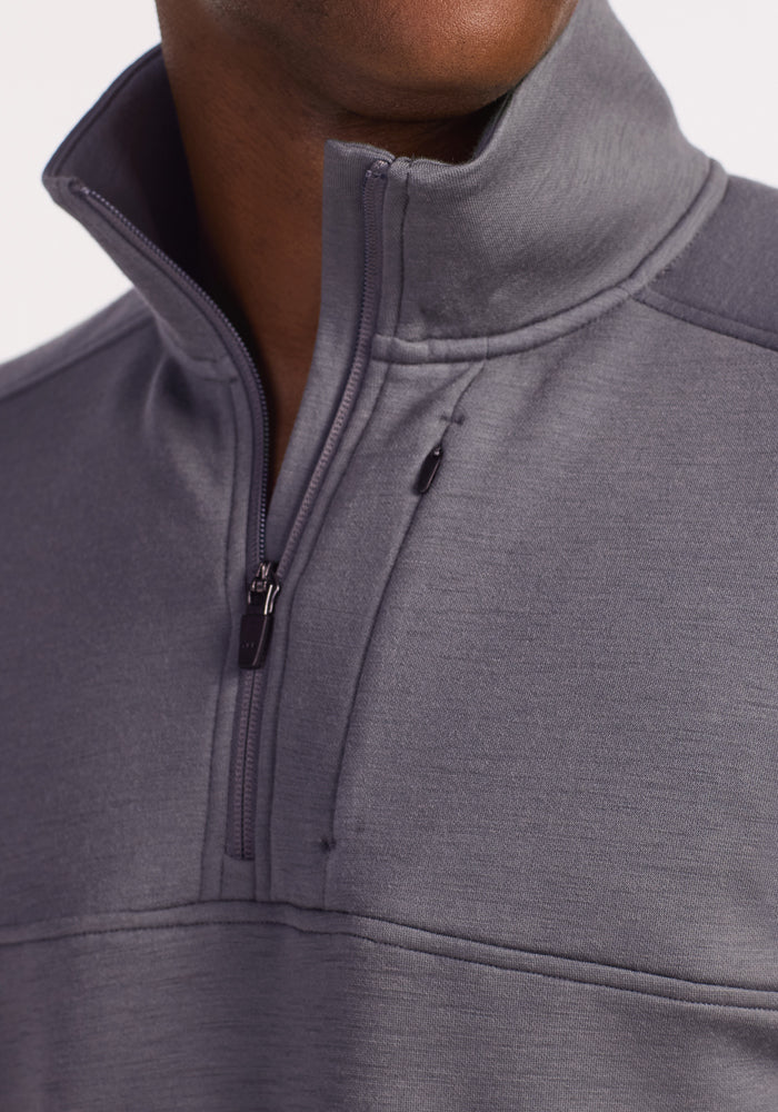 Men's Merino Fleece Pullover – Cozy 1/4 Zip for Ultimate Warmth