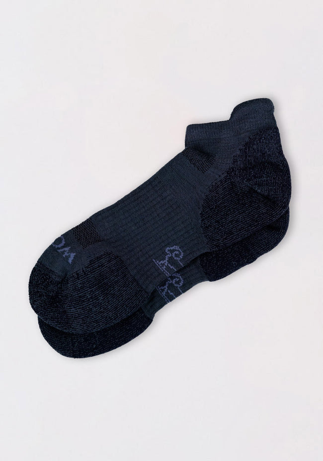 Mens Rowan No Show Socks - Evening Tide