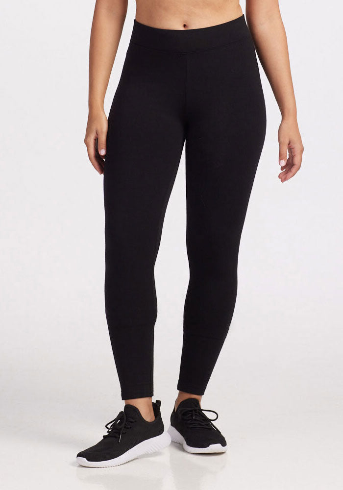 Stella Black Merino Wool Leggings – Women's Warmest Base Layer for