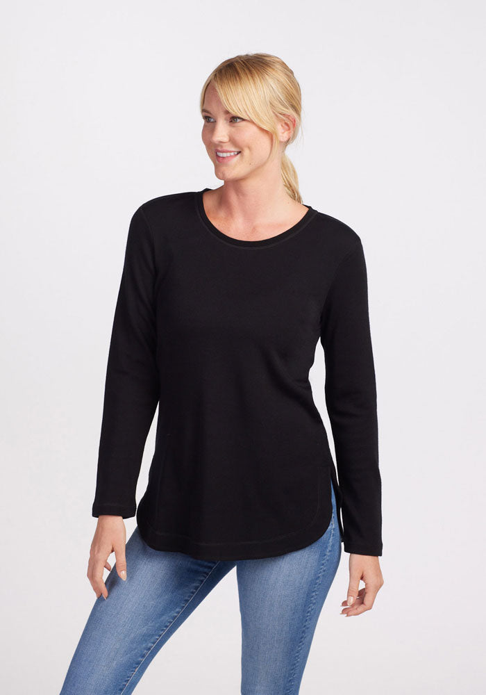 Long Tunic Top to Wear with Leggings | Blair Merino Wool Tunic – Woolx
