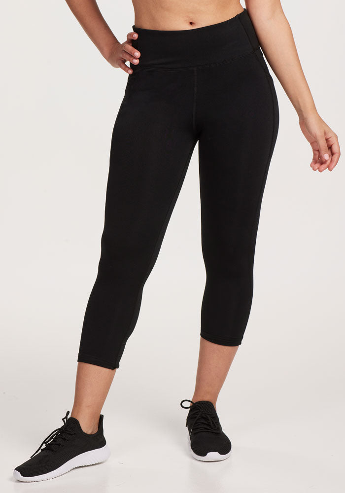 Merino Flex® McKenna Capris -Black - Main Image