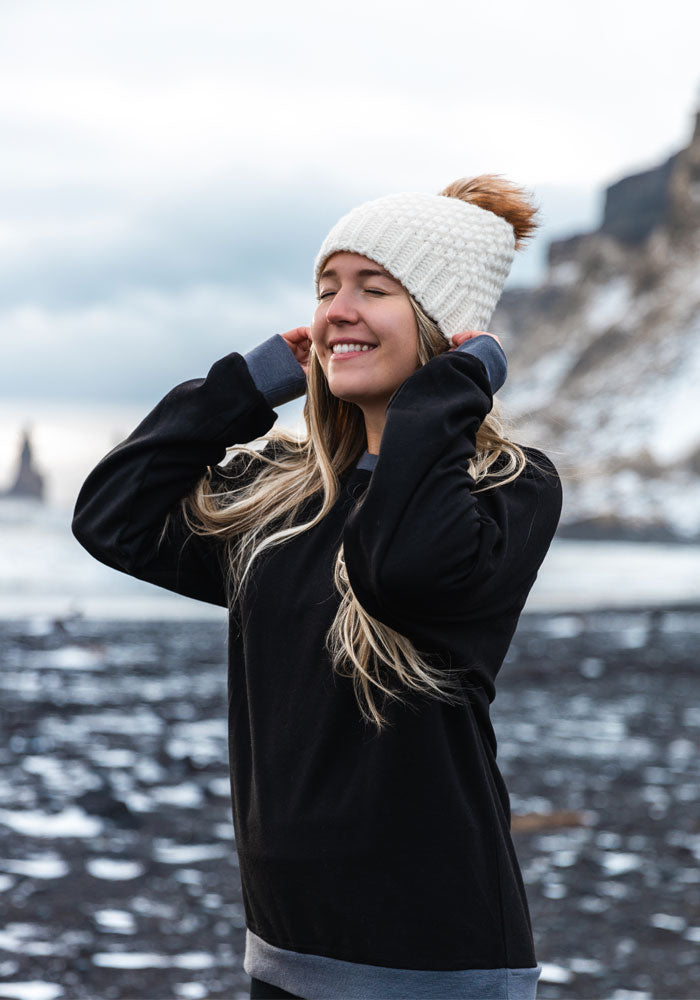 Womens Winter Beanie - Knit Wool Hat - Woolx Kaylee
