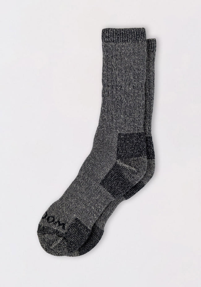Womens Extreme Crew Socks - Charcoal Heather