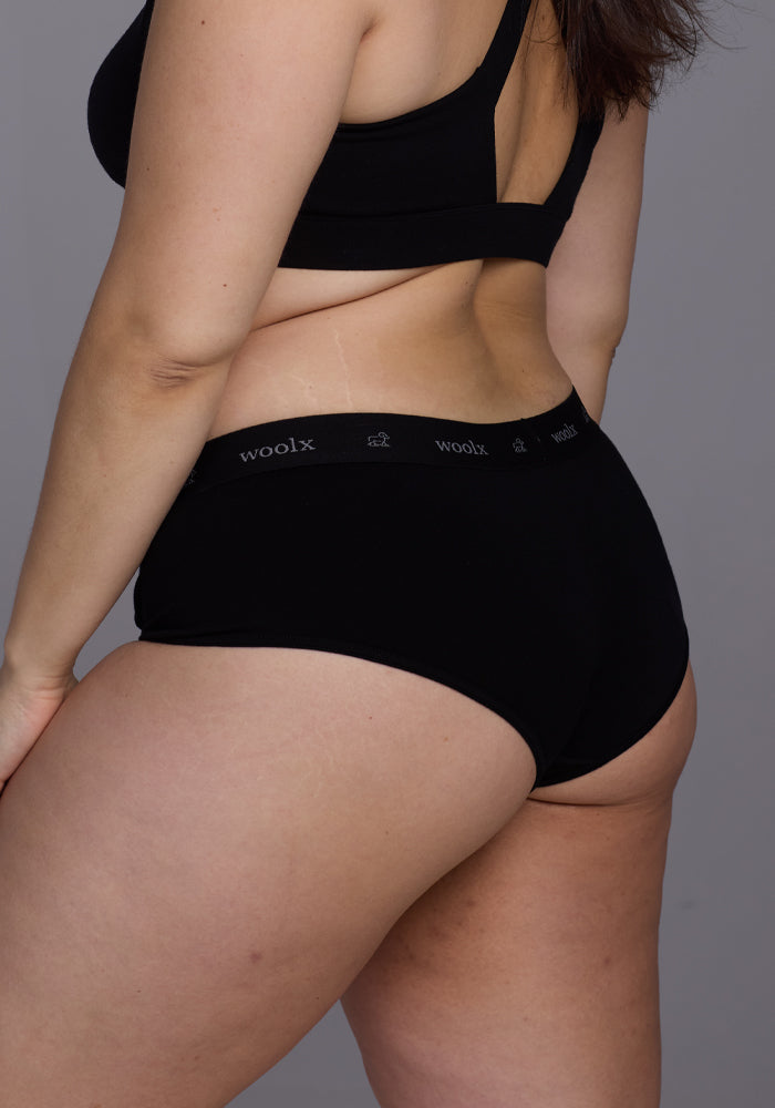 Womens Merino Boy Short Underwear - Woolx Lila