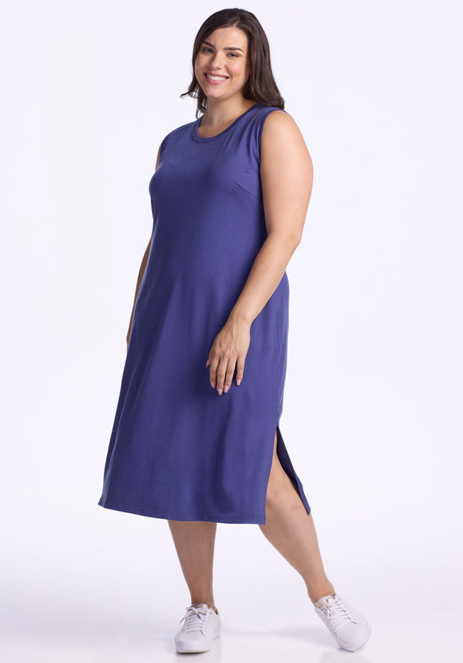 Cassie Dress - Ink Blue