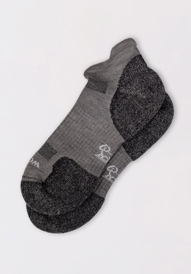 Womens Rowan No Show Socks - Grey