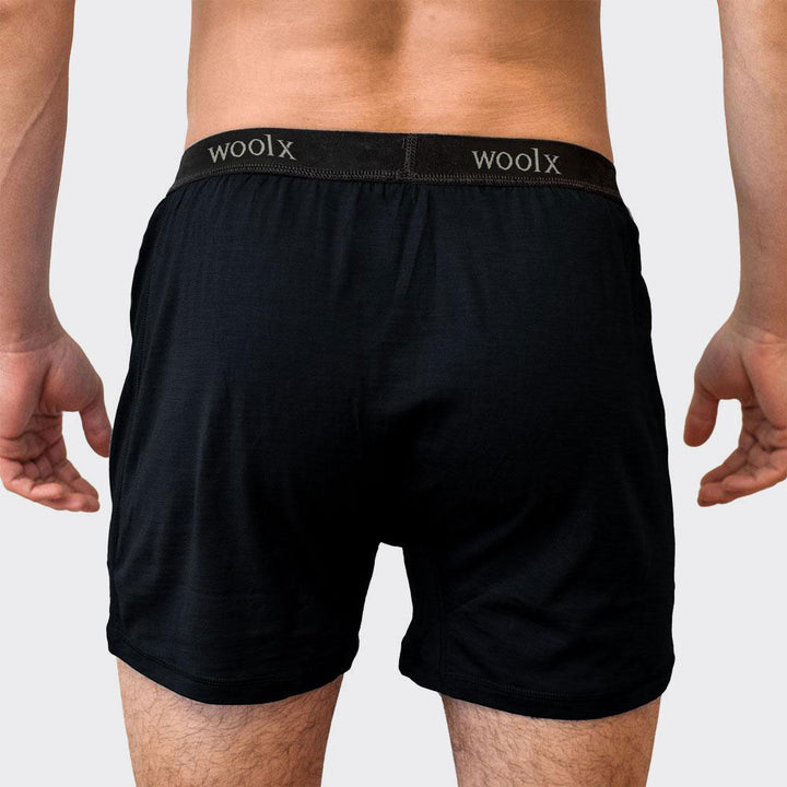 Men's Breathe Boxer Shorts  - Black