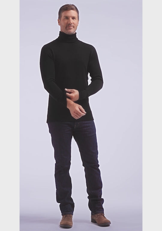 Mens Merino Wool Turtleneck Base Layer Turtleneck Free Shipping Woolx