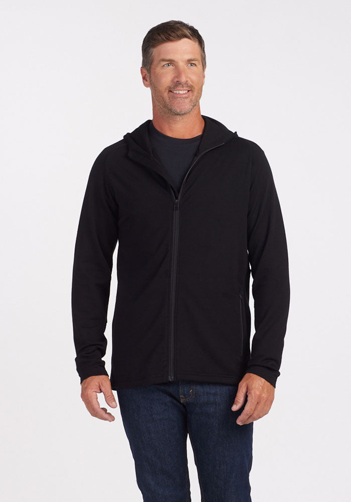 Wool hooded online sweatshirt