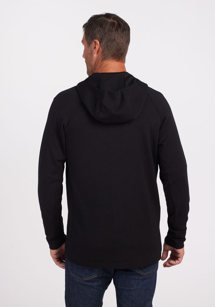 Black wool hoodie 2025 mens