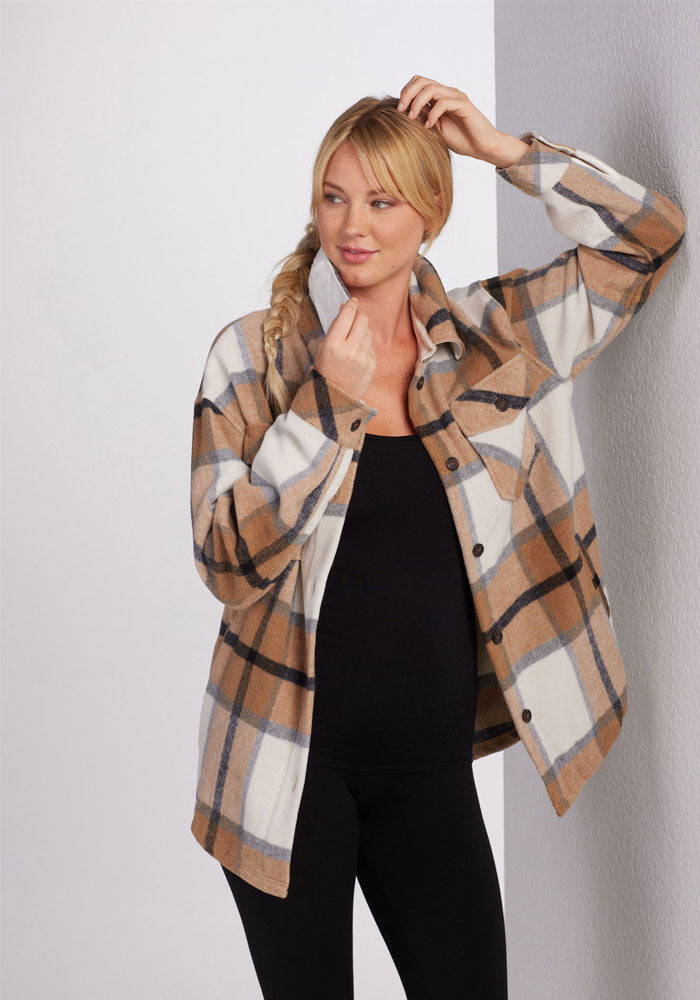 Womens Shacket - Sawyer ShirtJac - Warm Merino Wool Jackets – Woolx