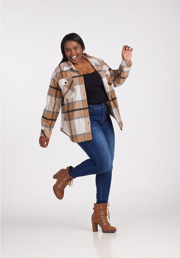 Womens Shacket - Sawyer ShirtJac - Warm Merino Wool Jackets – Woolx