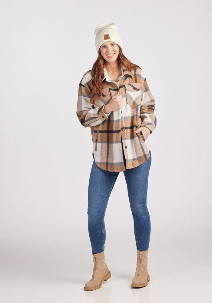 Womens Shacket - Sawyer ShirtJac - Warm Merino Wool Jackets – Woolx