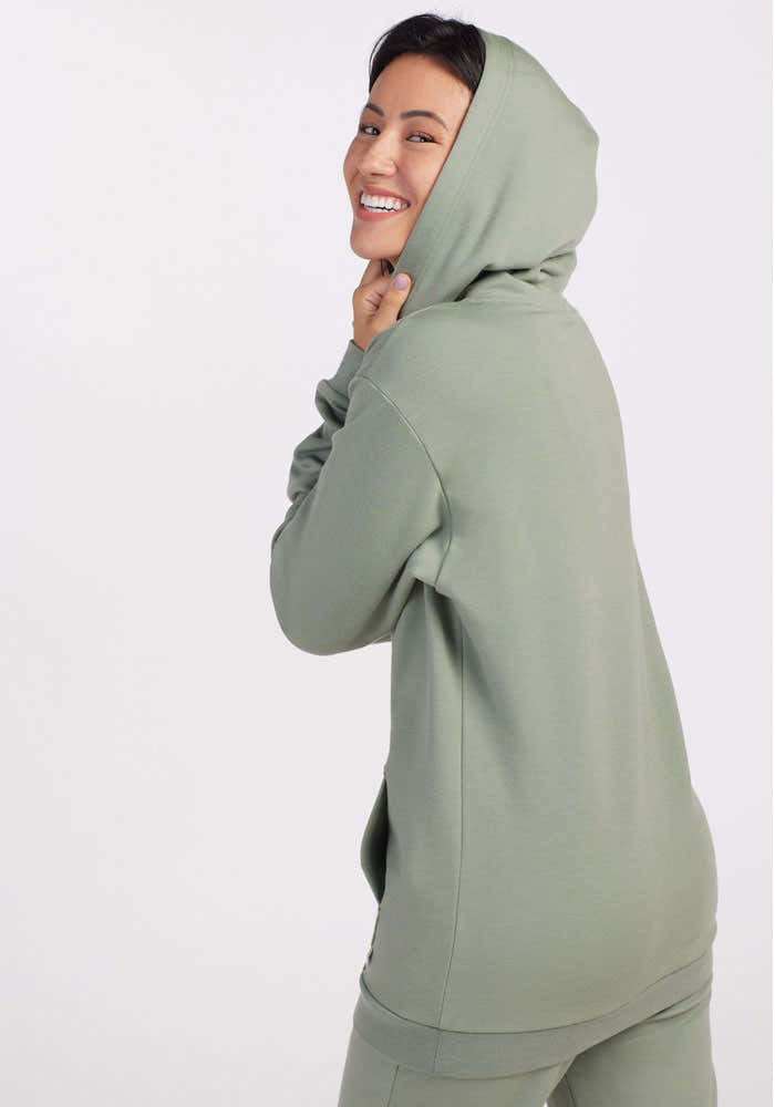 Women's Merino Wool Hoodie For Lounging & Staying Warm - Woolx Avery