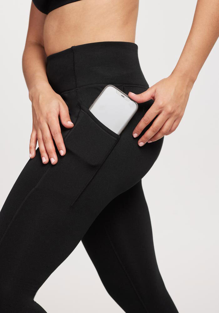 Women's petite black leggings clearance