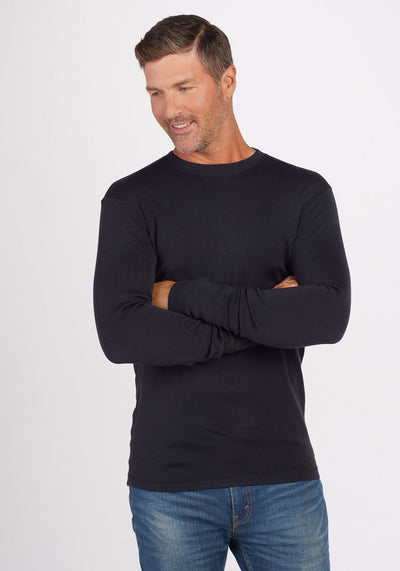 Merino Wool Long Sleeve Base Layer, Heavyweight